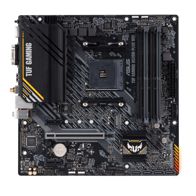 TUF GAMING A520M-PLUS WIFI - Motherboard - micro ATX - Socket AM4 - AMD A520 ...